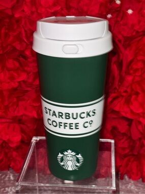 NWT💚Starbucks Summer 2026 Road Trip Green Stainless Steel 16oz Travel Tumbler